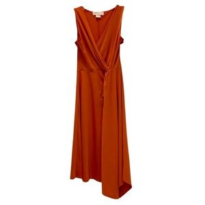 Michael Kors orange jersey dress